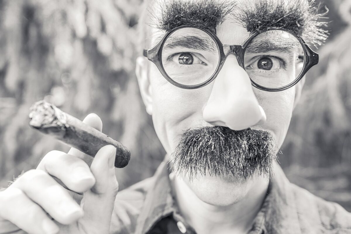 cigar, smoking cigar, cigarette, smoking, man, male, black and white, funny, mask, mustache, moustache, walrus mustache, eyebrows, face, content, guy, hair, glasses, eyes, nose, people, gray funny, gray eye, gray smoke, gray glass, gray hair, gray glasses, smoking, funny, funny, funny, funny, funny, mask, nose, nose