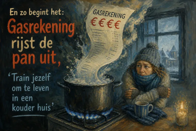 En zo begint het: Gasrekening rijst de pan uit, 'Train jezelf om te leven in een kouder huis'