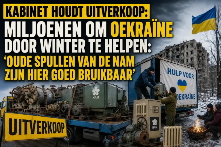 Kabinet houdt uitverkoop: Miljoenen om Oekraïne door winter te helpen: ‘Oude spullen van de NAM zijn hier goed bruikbaar’