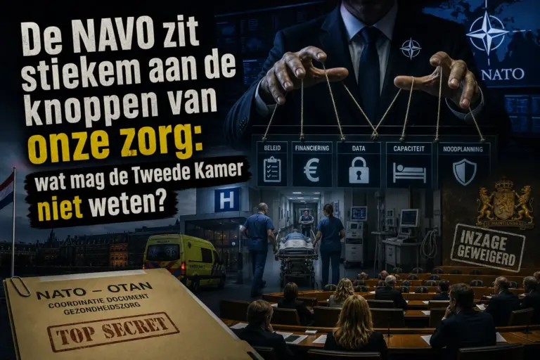 De NAVO zit stiekem aan de knoppen van onze zorg: wat mag de Tweede Kamer niet weten?
