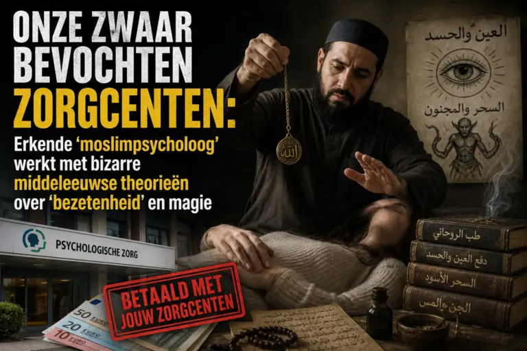Onze zwaar bevochten zorgcenten: Erkende 'moslimpsycholoog' werkt met bizarre middeleeuwse theorieën over 'bezetenheid' en magie